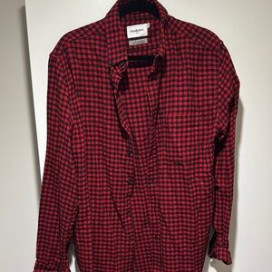 Goodfellow & Co Red Casual Button Down Shirt